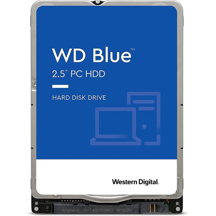 Жёсткий диск WD WD5000LPZX Desktop Blue, 500 гб, SATA-III, 2.5