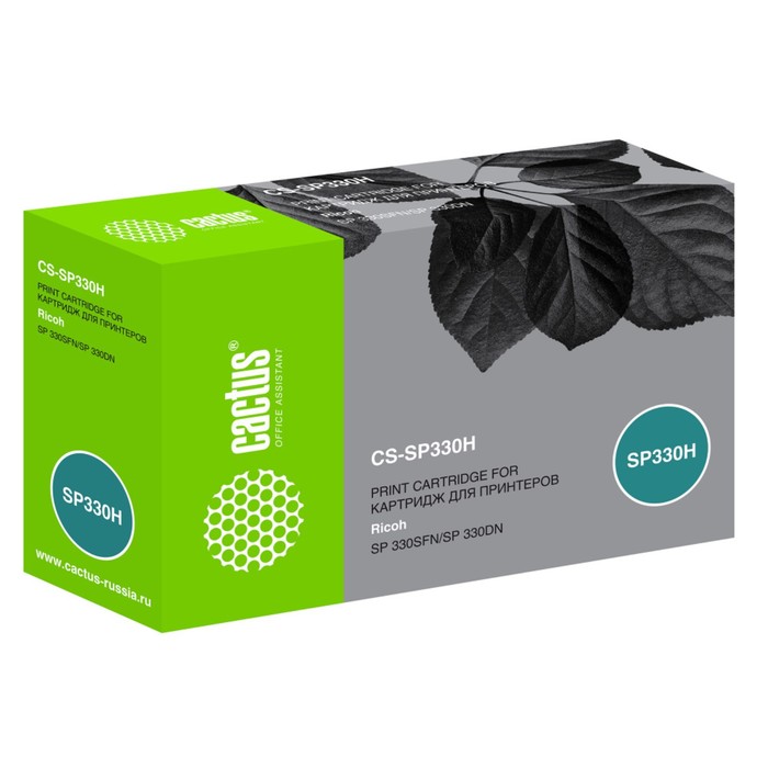 

Картридж Cactus CS-SP330H 408281, для Ricoh Aficio SP 330DN/330SFN/330SN, 7000стр, чёрный
