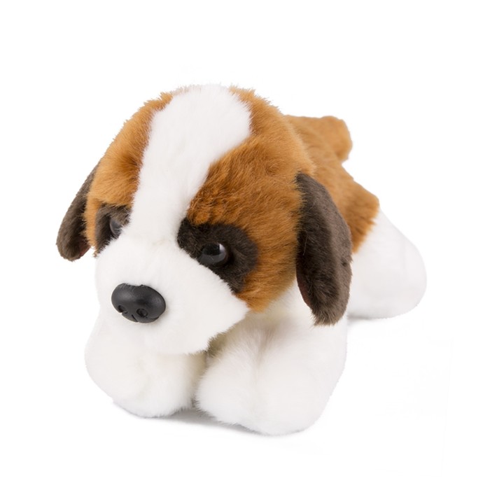 мягкая игрушка maxilife собака сенбернар лежачий 20 см Мягкая игрушка «Собака сенбернар лежачий», 20 см