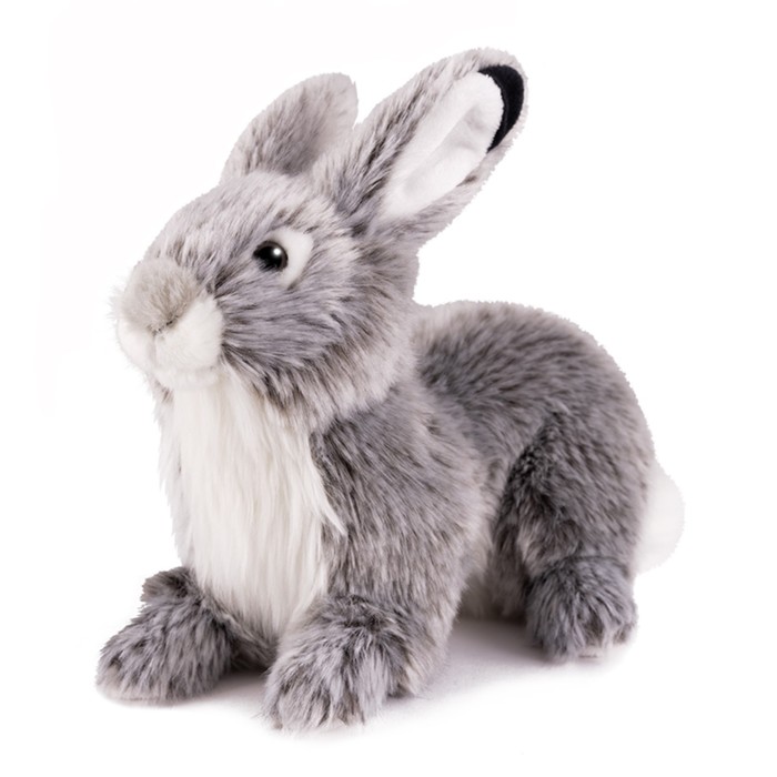 цена Мягкая игрушка «Серый кролик», 20 см