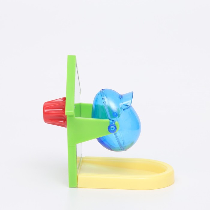 фото Игрушка-кормушка для птиц с зеркальцем, 9,8 х 5,7 х 8 см, микс цветов longteng