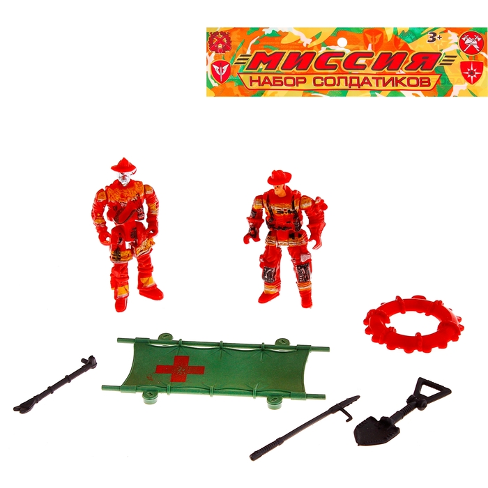 Набор солдатиков "Пожарные", МИКС