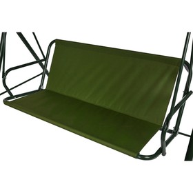 Усиленное тканевое сиденье для садовых качелей 110x50/45 см, оксфорд 600, олива Ош