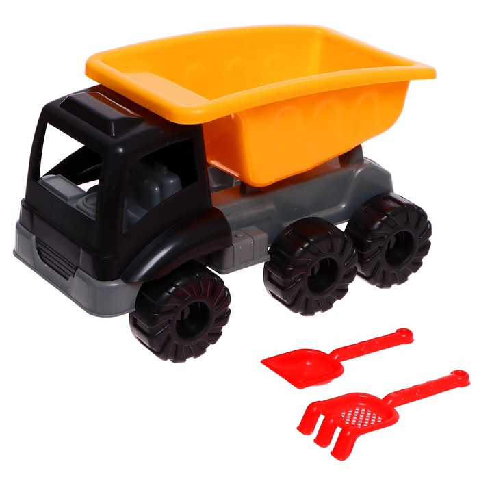 Игрушка Granite truck «Авто самосвал», с совком и грабелькой игрушка power truck 300 авто самосвал с лопаткой цвета микс
