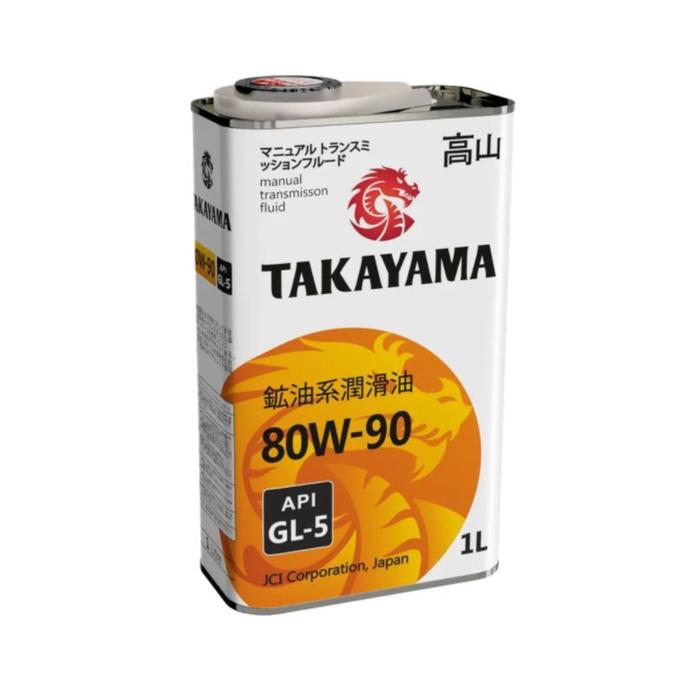 

Масло Takayama 80W-90 API GL-5, минеральное 1 л