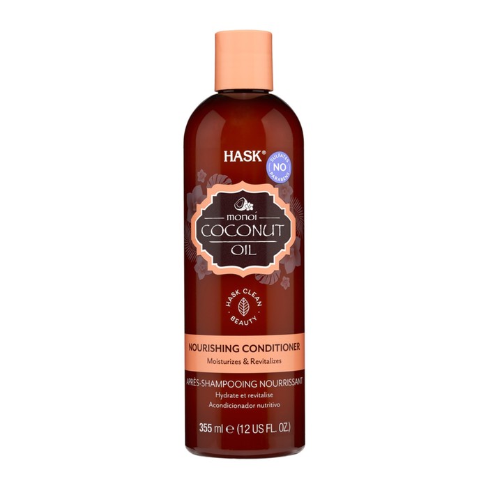 Кондиционер для волос Hask «Питательный», с кокосовым маслом, 355 мл