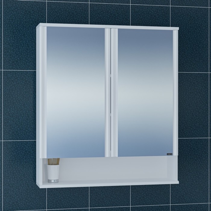 Зеркало-шкаф СаНта «Вегас 80» шкаф подвесной белый глянец санта вегас 426004