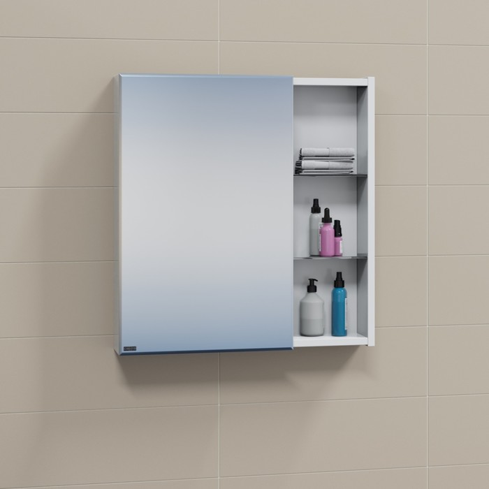 Зеркало-шкаф СаНта «Дублин 75», левый/правый подвесной шкаф санта дублин 60 белый