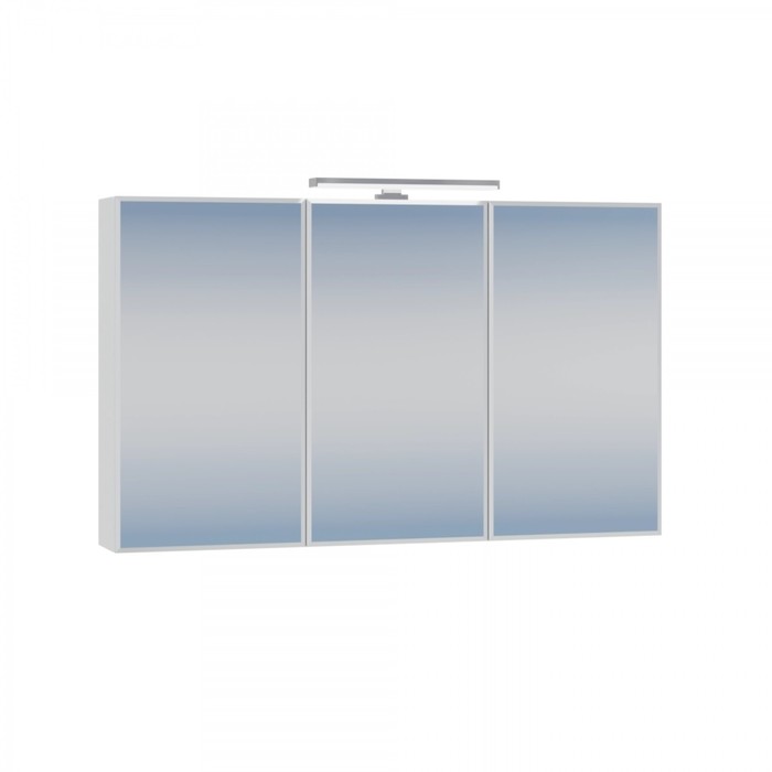Зеркало-шкаф СаНта «Стандарт 120», трельяж, со светом зеркальный шкаф санта стандарт 100 со светом белый