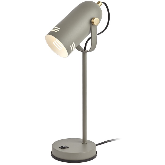 Настольная лампа N-117-Е27-40W-GY серый (12/48)