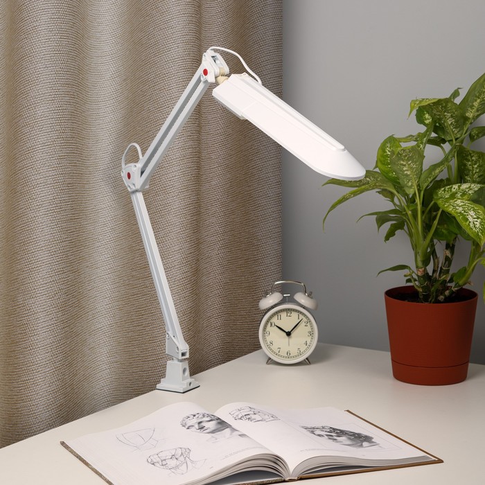 цена Настольная лампа NL-201-G23-11W-W белый (12/216)