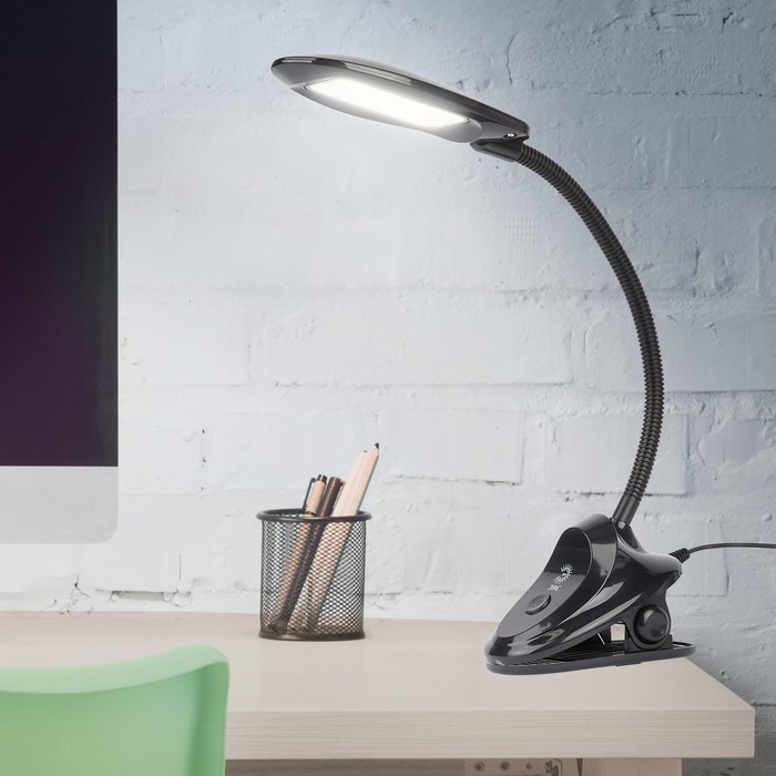 Настольная лампа NLED-478-8W-BK черный цена и фото