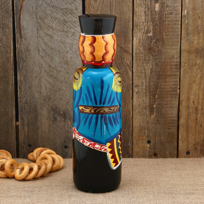 Штоф - матрёшка «Гусар», 0,5 л, 34 см