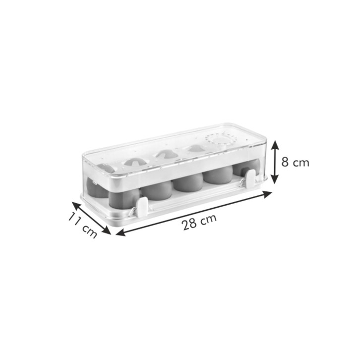 

Kонтейнер для 10 яиц Tescoma Purity, размер 28x11 см