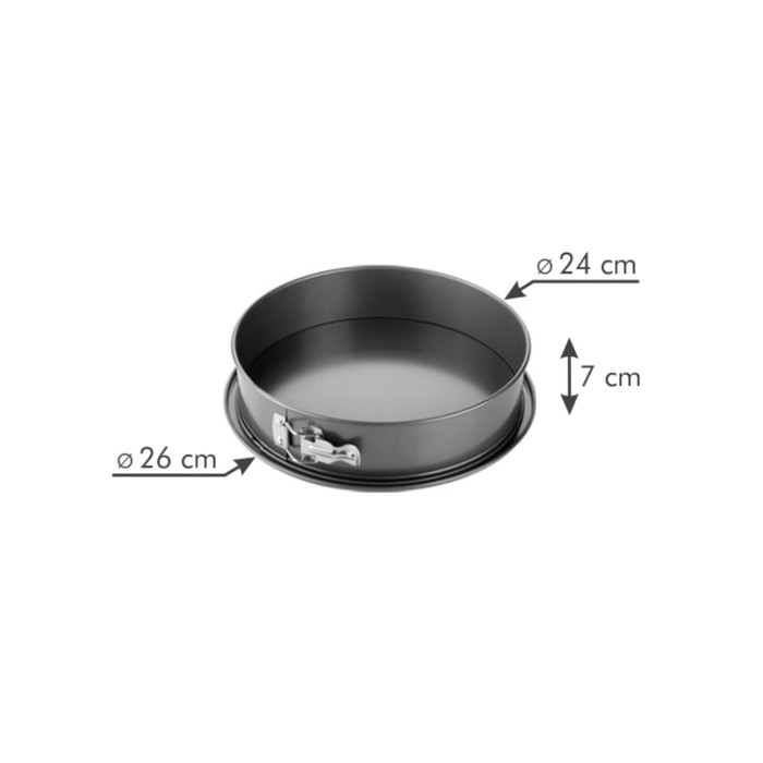 

Форма для торта раскладная Tescoma Delicia, широкое дно, d=24 см