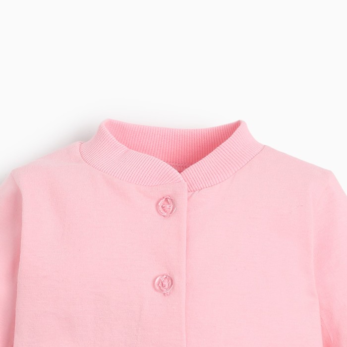 фото Кофточка для девочки, цвет розовый, рост 56-62 см luneva