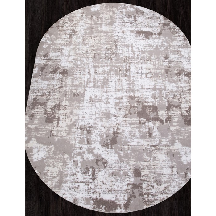 Ковёр овальный Merinos Richi, размер 200x300 см, цвет gray ковёр овальный merinos platinum размер 200x300 см цвет gray mр