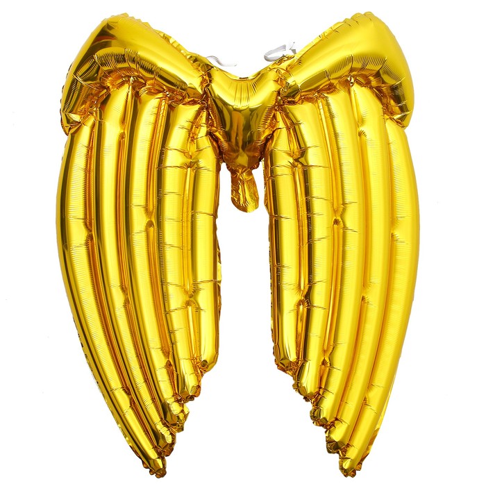 Шар фольгированный 34 «Золотые крылья»