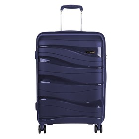 

Чемодан National NLT101-L, пластик, 4 колеса, 30", цвет blue