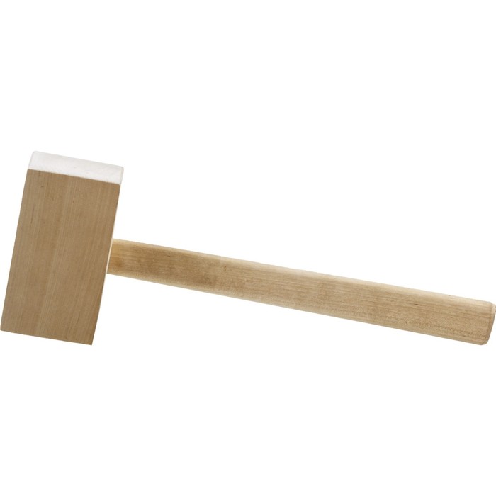 Киянка деревянная прямоугольная ЗУБР 2045-06, 70 х 50 мм, 330 г