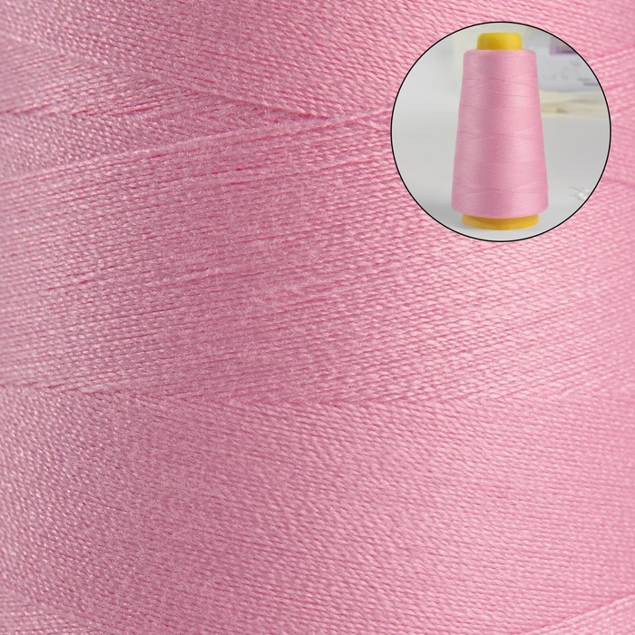 Нитки 40/2, 3000 ярд, цвет нежно-розовый п профиль 3000 мм цвет нежно розовый