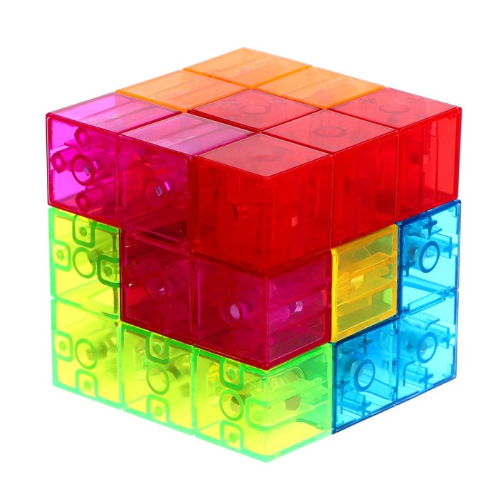 Конструктор магнитный «Магический куб», 54 детали