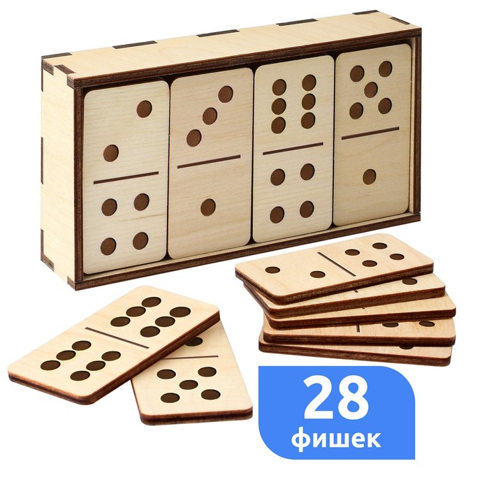Настольная игра Домино «Классическое» деревянная развивающая игра домино классическое арт и663