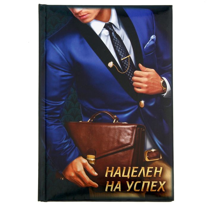 Ежедневник "Нацелен на успех", твёрдая обложка, А5, 96 листов