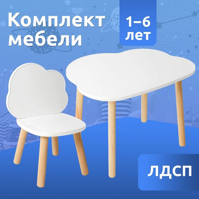 Набор детской мебели «Облачко» набор детской мебели nika с единорогом ка2 м 1