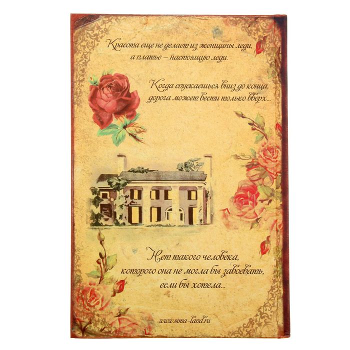 Ежедневник "Унесенные ветром", твёрдая обложка, А5, 96 листов