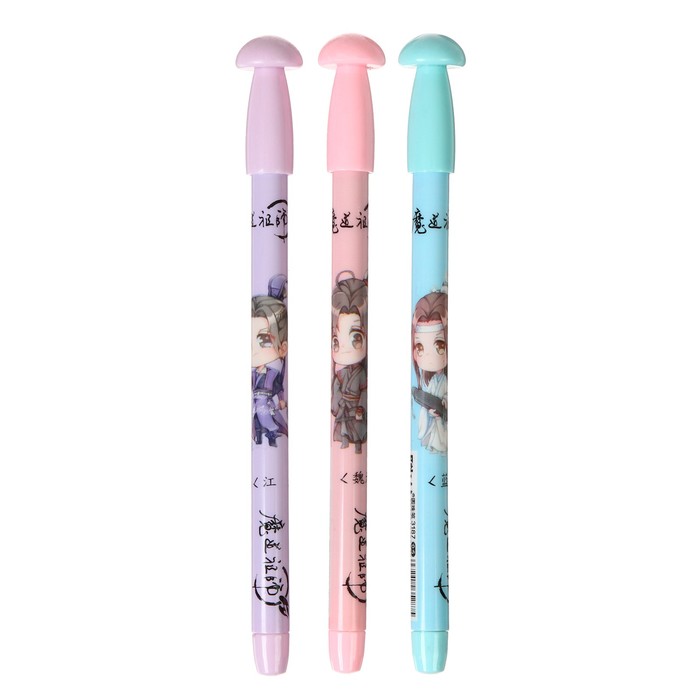 

Ручка шариковая 0,5мм, синяя, корпус МИКС Аниме