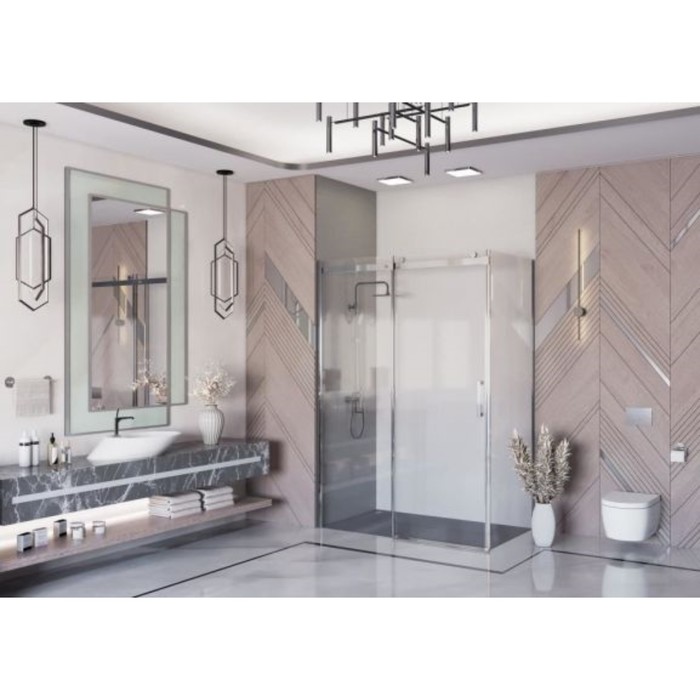 

Душевое ограждение Ambassador Benefit 19021104HX-110HX, 1500х1100х2000 мм, прозрачное