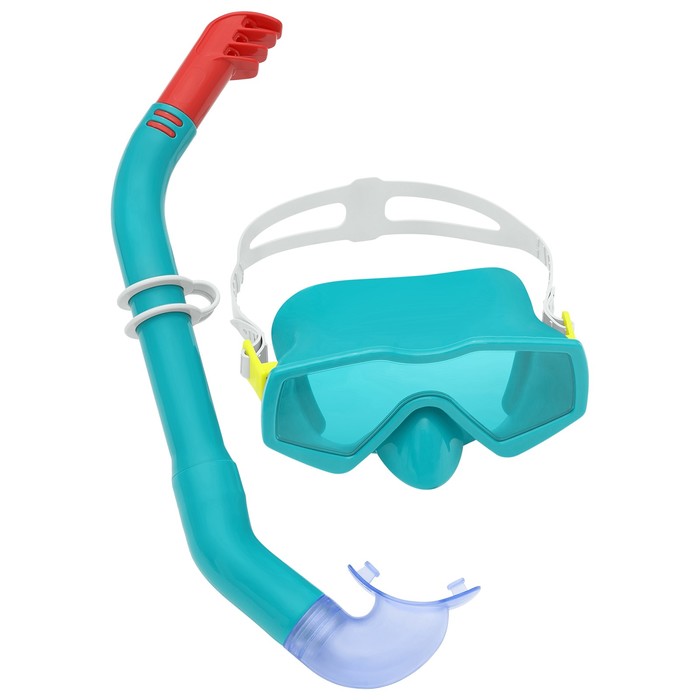 фото Набор для плавания aqua prime snorkel mask: маска, трубка, от 14 лет, цвет микс 24071 bestway