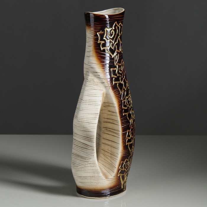 Ваза "Грета" большая, цветы, микс