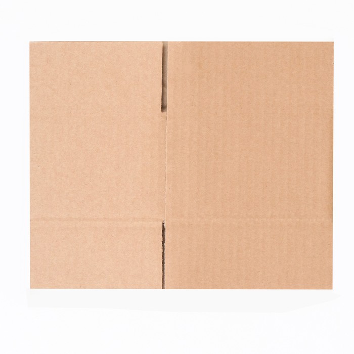 Коробка складная, бурая, 24 х 23 х 8 см