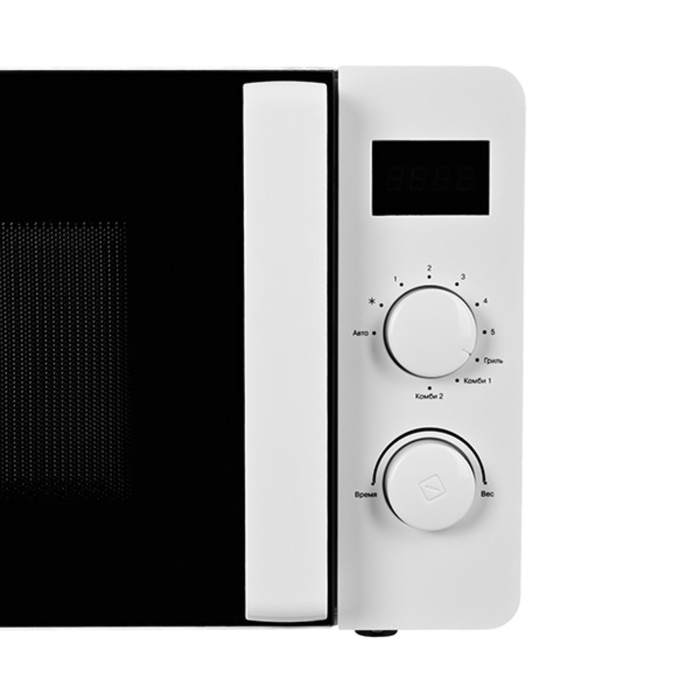 

Микроволновая печь Vitek VT-2453, 700 Вт, 20 л, 6 режимов, бело-чёрная