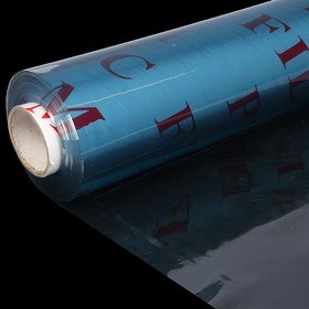 

УЦЕНКА Клеёнка столовая ПВХ «Жидкое стекло», ширина 137 см, толщина 0,25 мм, рулон 50 м, прозрачная