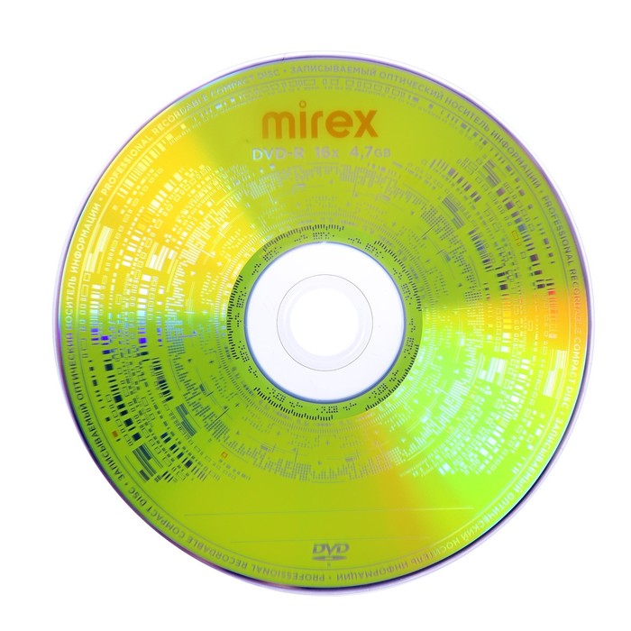 Диск DVD-R Mirex Brand, 16x, 4.7 Гб, конверт, 1 шт диск dvd r printable 16x mirex cake 10 ul130028a1l 1200917