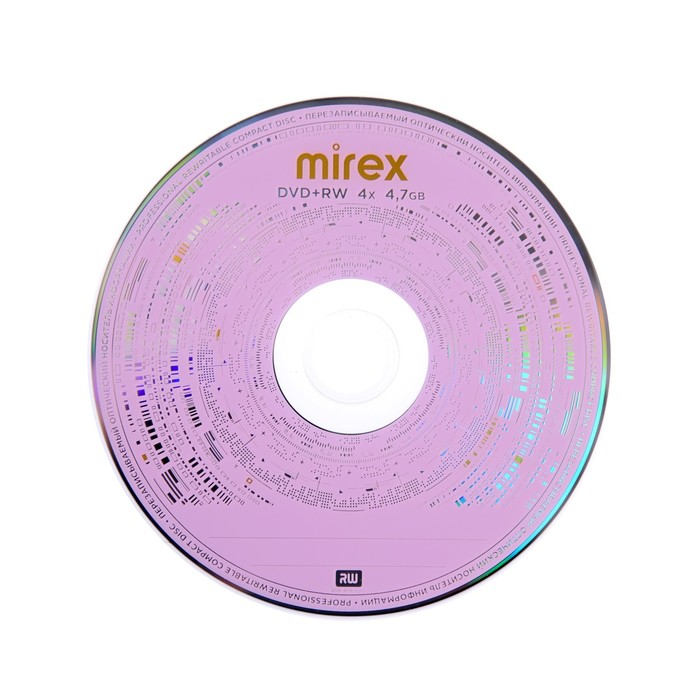 Диск DVD+RW Mirex Brand, 4x, 4.7 Гб, конверт, 1 шт диск dvd r mirex 204268