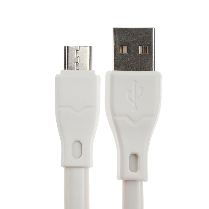 фото Кабель byz bl-625, microusb - usb, 2.1 а, 1.2 м, пвх, белый