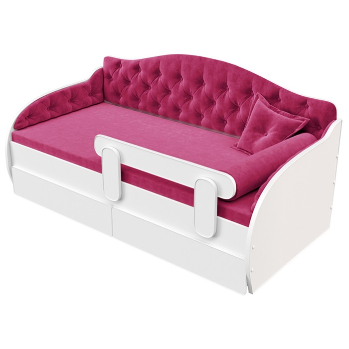 Чехол на кровать-тахту «Вэлли», размер 80x180 см, цвет розовый