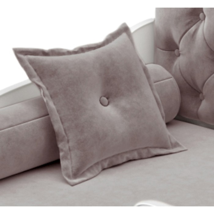 Подушка на кровать-тахту «Вэлли», размер 50x50 см, цвет серый подушка нью 50x50 см цвет серый
