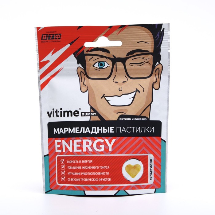 

Мармеладные пастилки VITime Энергия, 15 шт