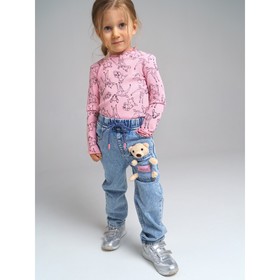

Джинсы Mom fit для девочки, рост 98 см