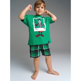 

Комплект Family look для мальчика: футболка, шорты, рост 122 см