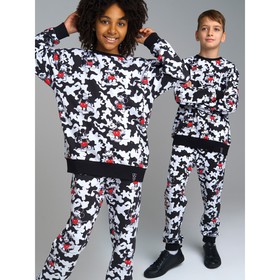 

Комплект Family look для мальчика: свитшот, брюки, рост 146 см