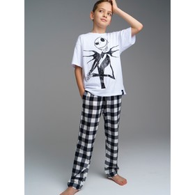 

Комплект Family look для мальчика: футболка, брюки, рост 152 см
