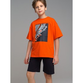 Комплект для мальчиков: футболка, шорты, рост 128 см