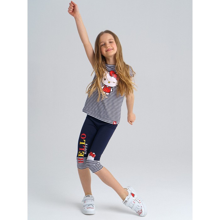 

Комплект: футболка, Легинсы для девочки Hello Kitty, рост 152 см