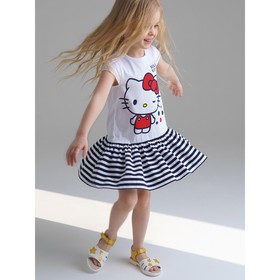 

Платье трикотажное для девочки Hello Kitty, рост 98 см